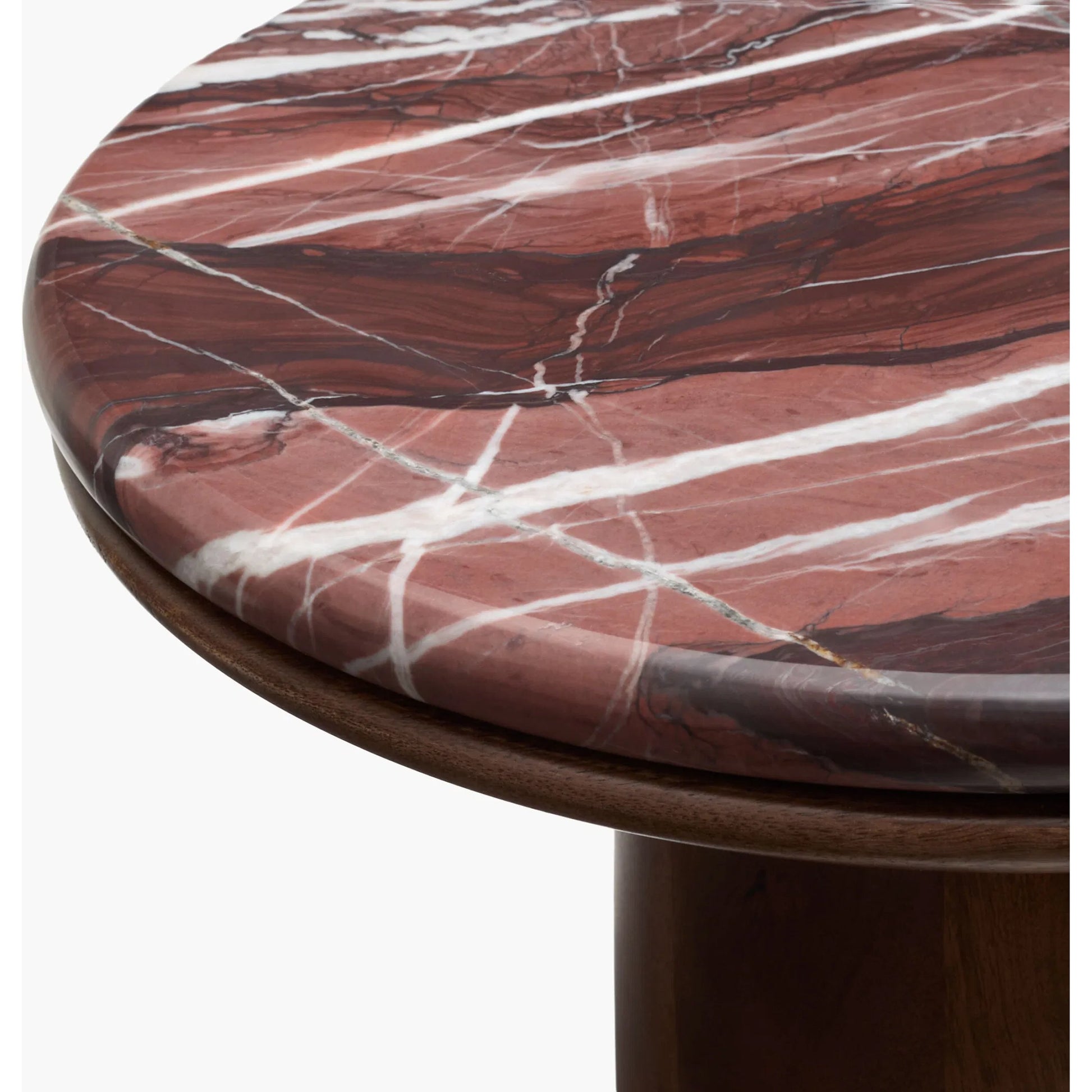 Edra End Table by Surya. Made from marble, mango wood in a modern style.