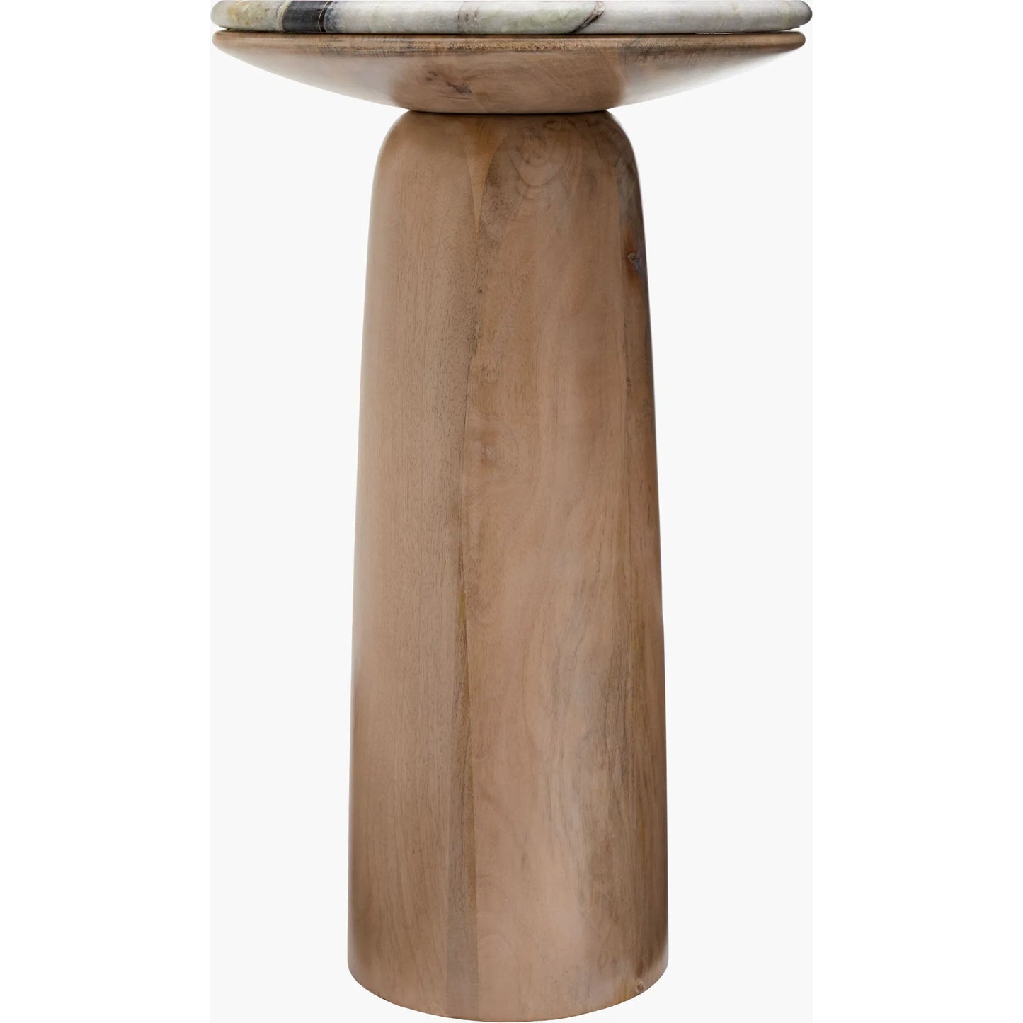 004 SI-2460236 | Additional Silo | Edra End Table by Surya. Made from marble, mango wood in a modern style.