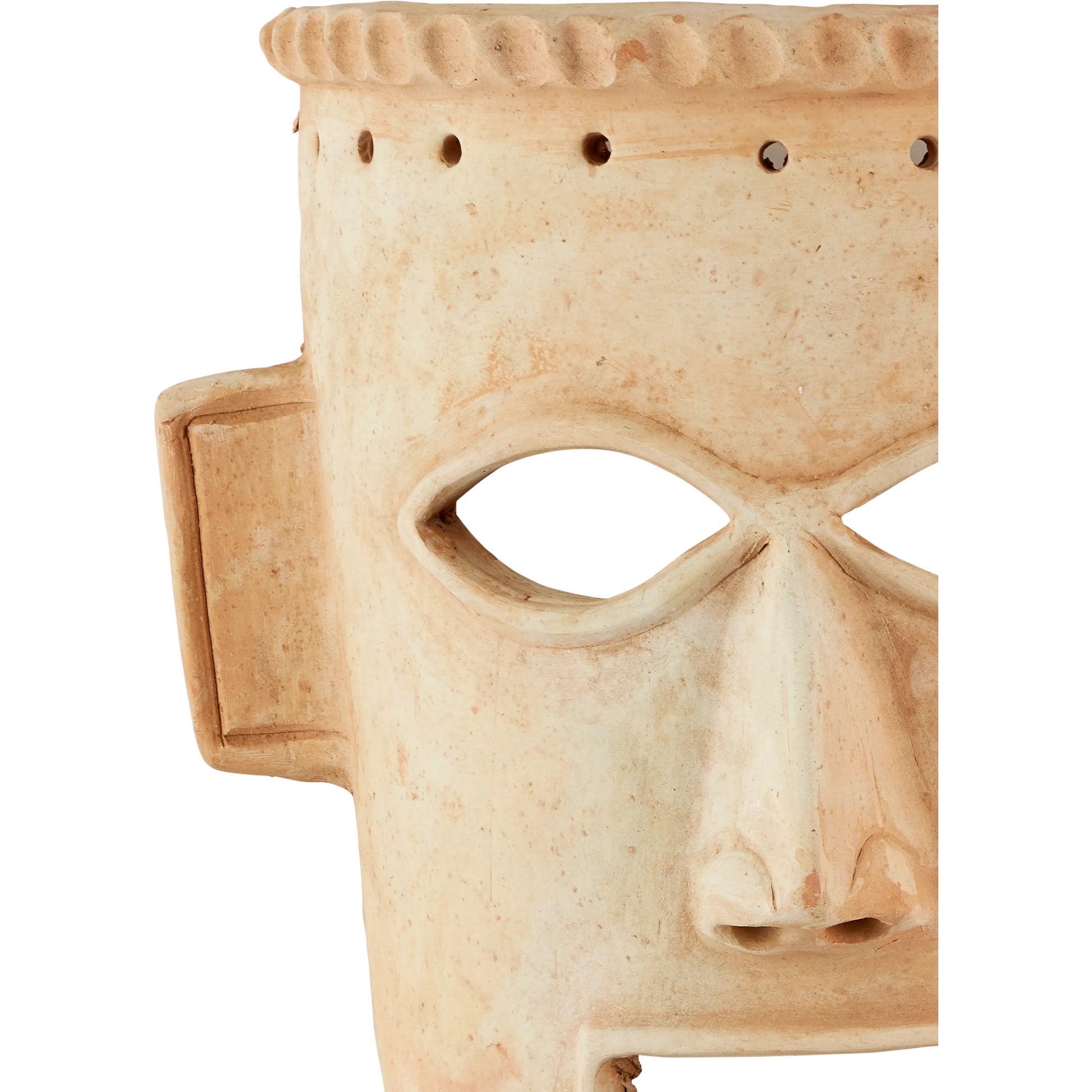 Etu Mask Set by Currey and Company. Made from clay in a eclectic & global style.