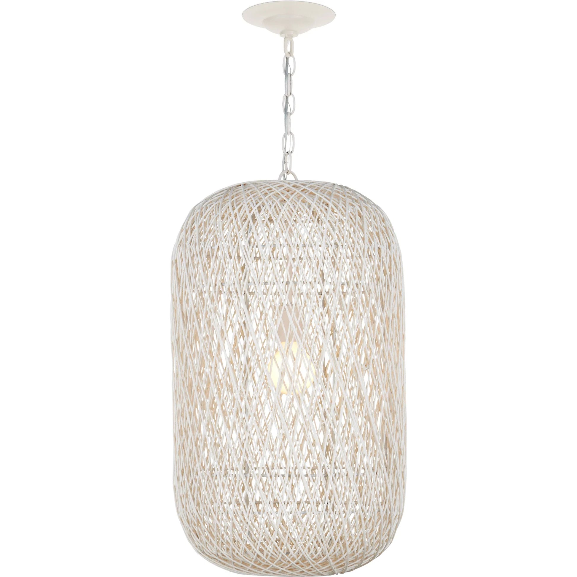 Cocoon Pendant by Currey and Company in cream, vanilla. Made from unique in a modern style.