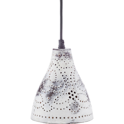 Aleena Ceiling Light - 24599 by Surya in white, black, metallic copper and white, grey. Made from metal in a cottage & farmhouse style.