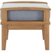 Andover Teak Ottoman by Evans & Londeen. Made from unique in a modern style.