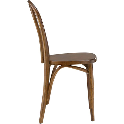 Portland Dining Side Chair by Evans & Londeen. Made from chinese toon, plywood, rattan in a traditional style.