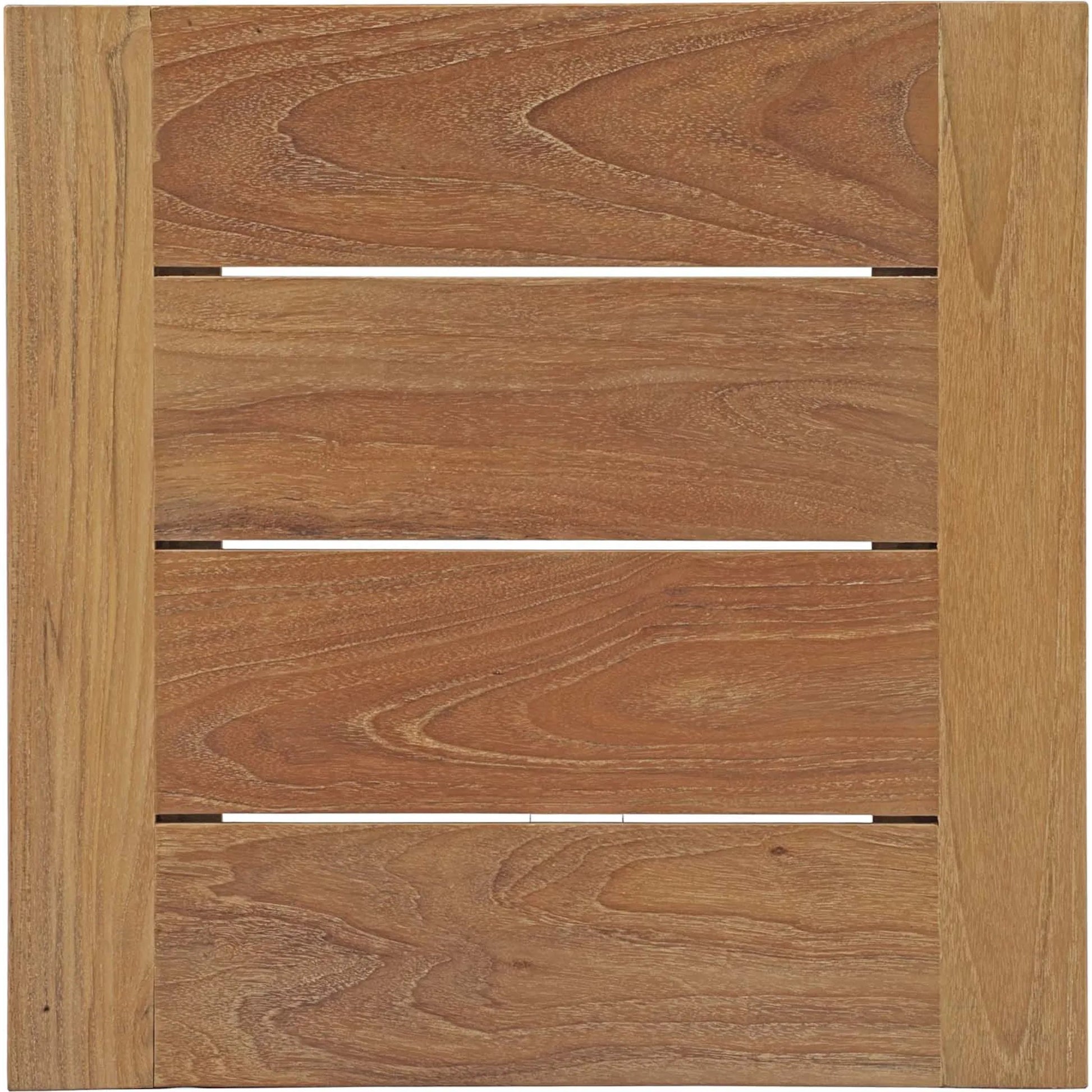 Natalia Wood Side Table by Evans & Londeen in natural. Made from teak solid wood kd structure in a modern style.