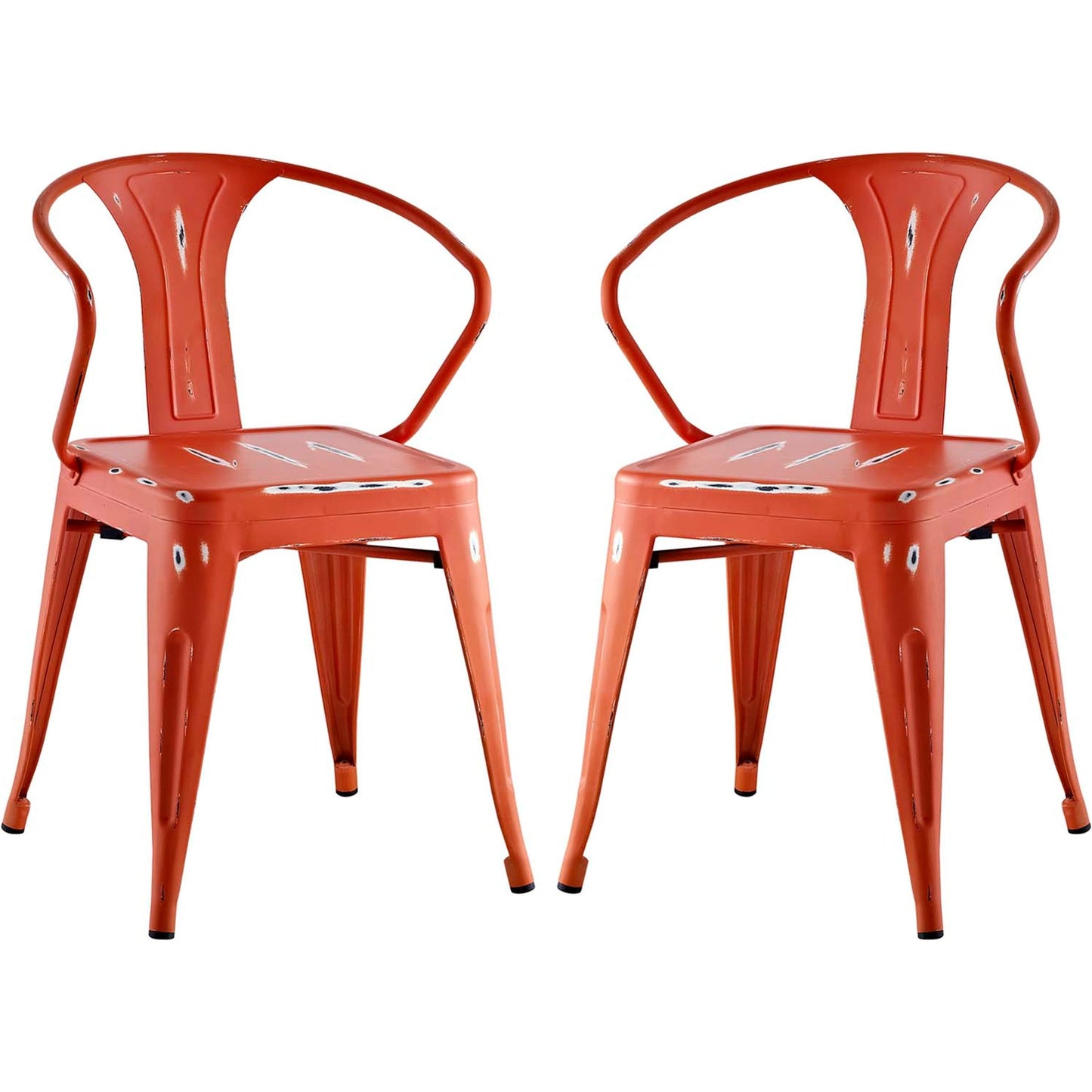 001 SI-2135420 | Primary Silo | Galton Dining Chair (Set of 2) by Evans & Londeen in red. Made from unique in a modern style.