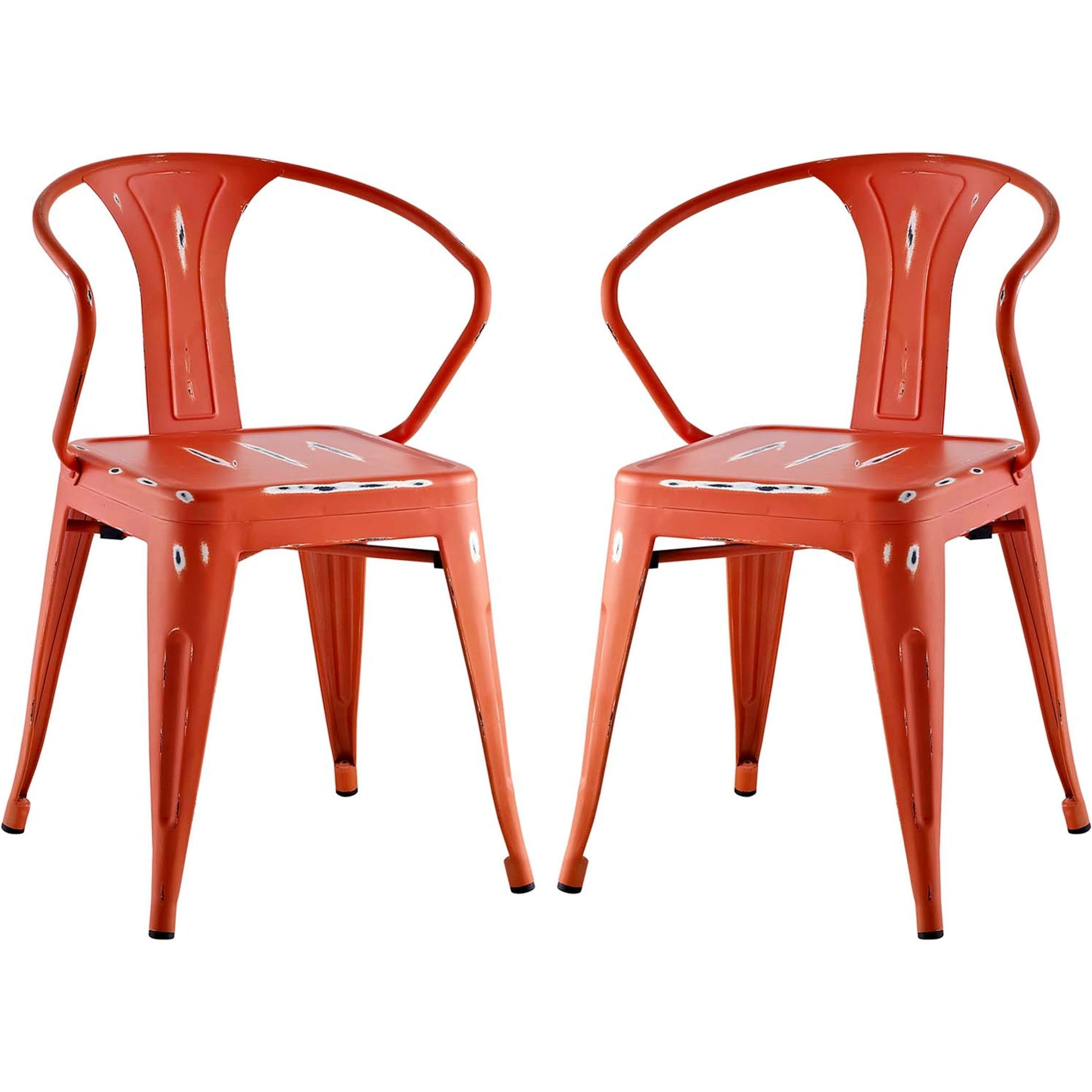 Galton Dining Chair (Set of 2) by Evans & Londeen in red. Made from unique in a modern style.