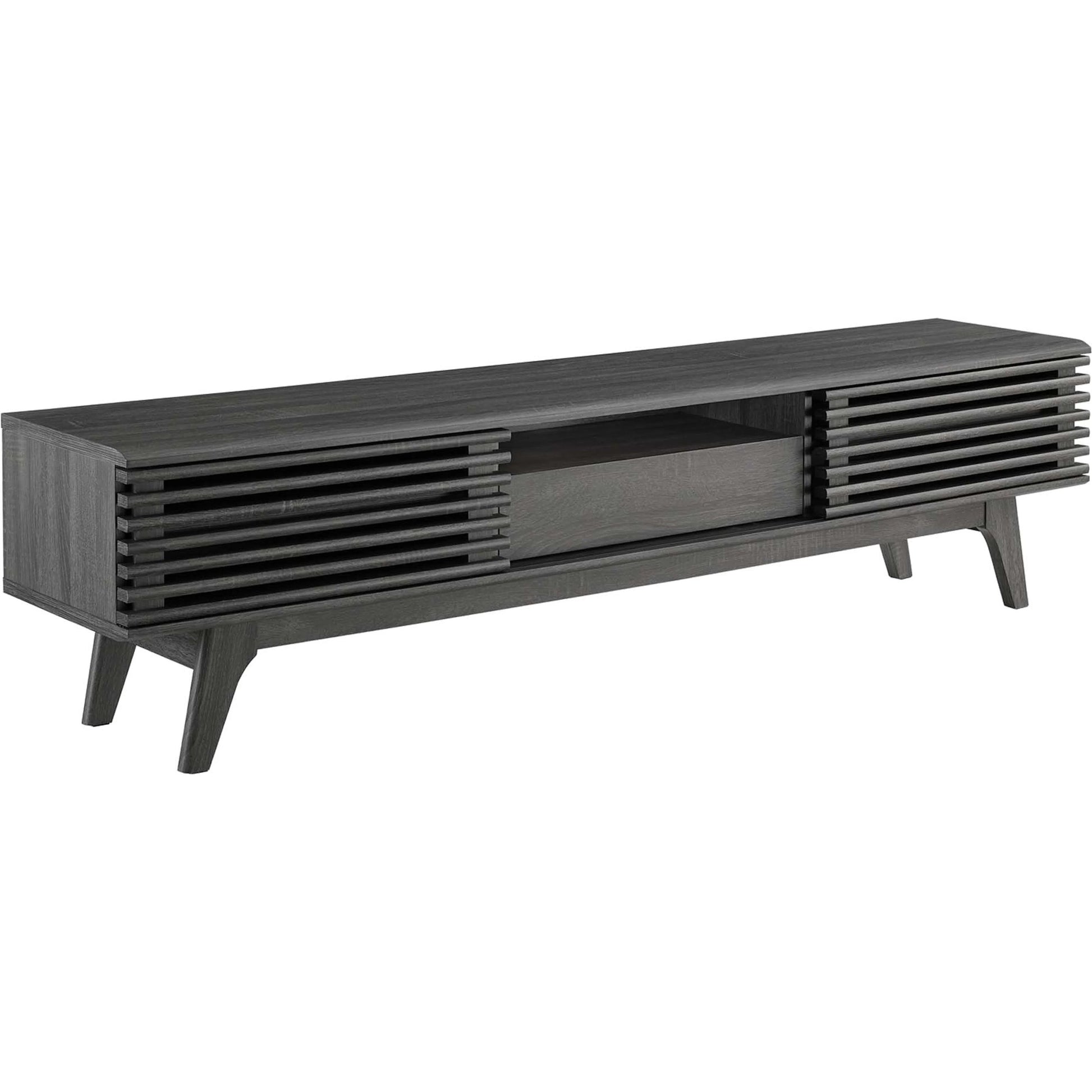 Rennell 70" TV Stand by Evans & Londeen. Made from particle board, mdf in a modern style.