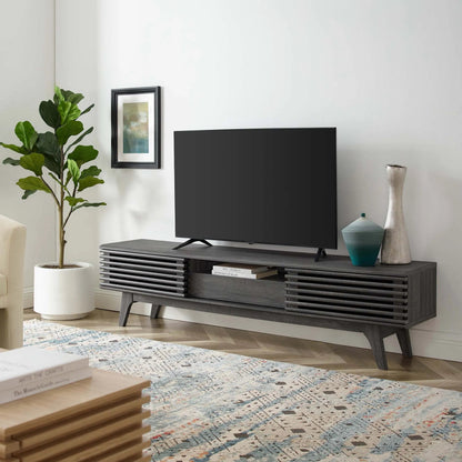 Rennell 70" TV Stand by Evans & Londeen. Made from particle board, mdf in a modern style.