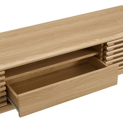 Rennell 70" TV Stand by Evans & Londeen. Made from particle board, mdf in a modern style.
