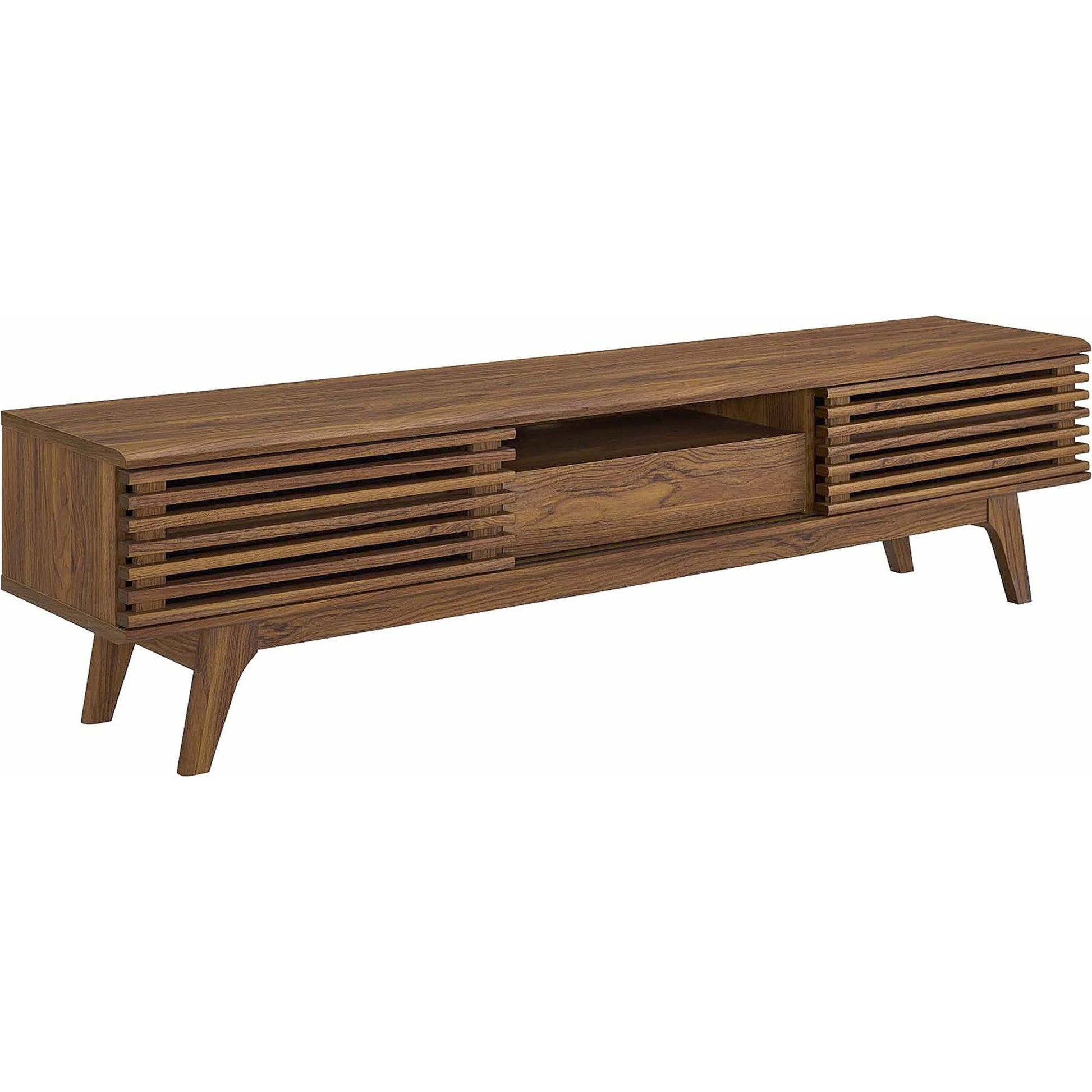 Rennell 70" TV Stand by Evans & Londeen. Made from particle board, mdf in a modern style.