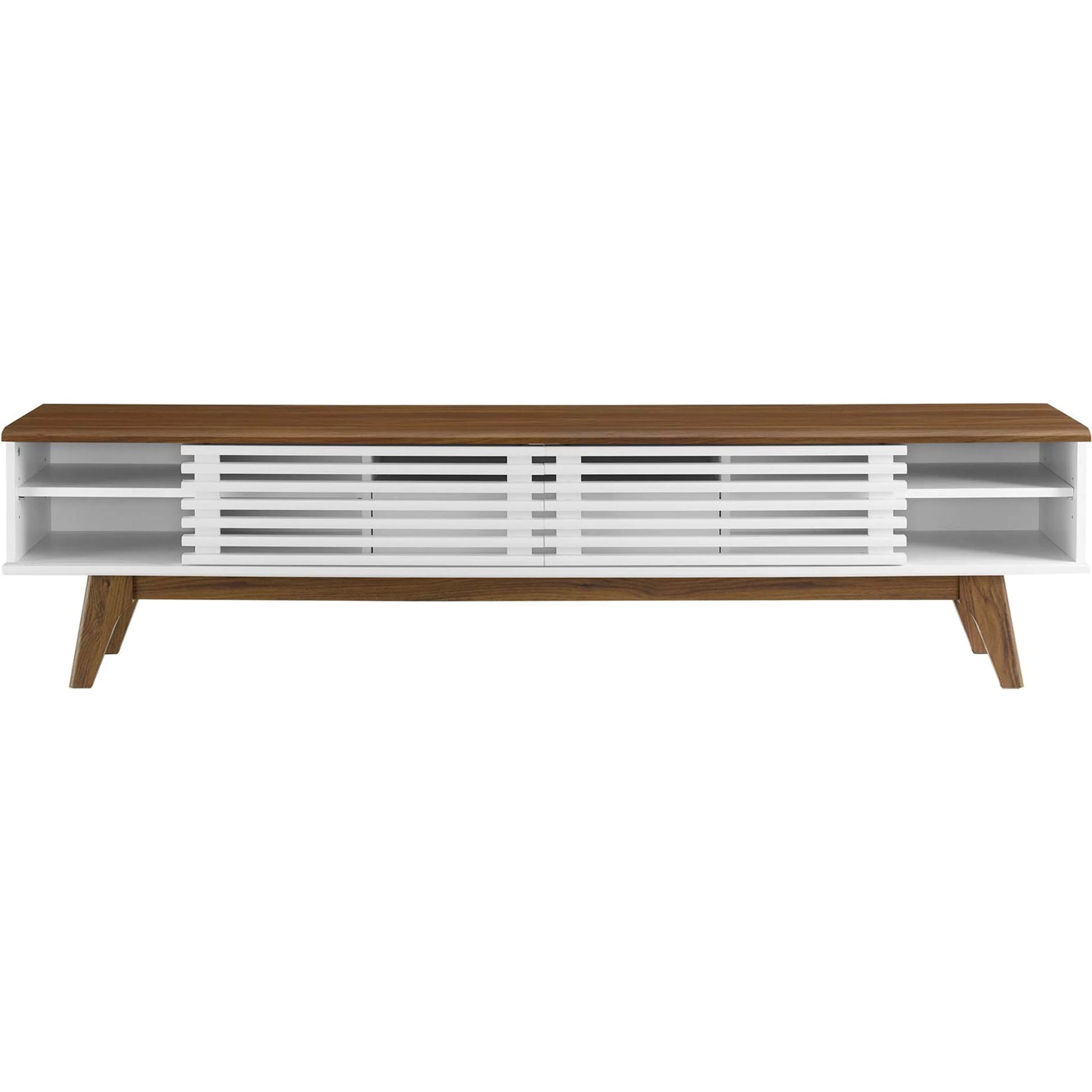 Rennell 70" TV Stand by Evans & Londeen. Made from particle board, mdf in a modern style.