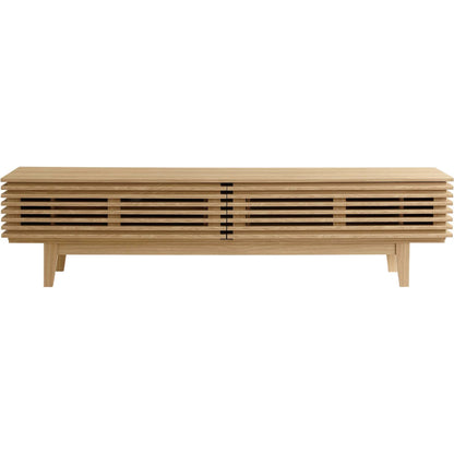 Rennell 71" TV Stand by Evans & Londeen. Made from foam pad, metal bar, pen duplo, cover, key l4 in a modern style.