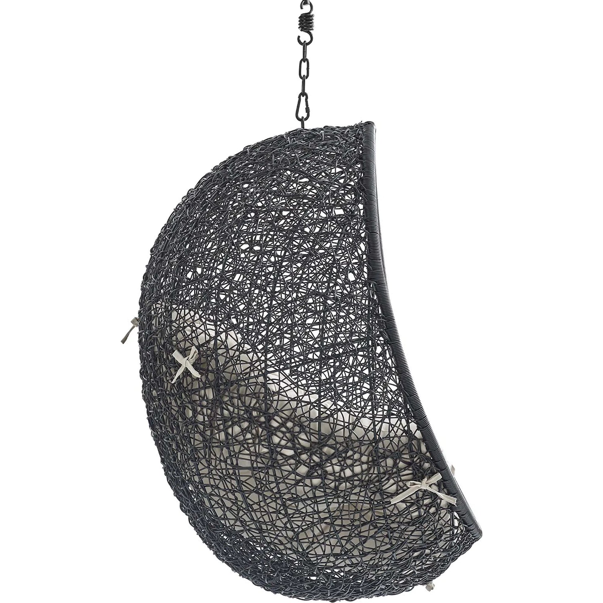 Lucas Sunbrella® Swing Lounge Chair Without Stand by Evans & Londeen. Made from powder coated steel frame in a coastal style.