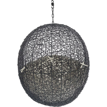 Lucas Sunbrella® Swing Lounge Chair Without Stand by Evans & Londeen. Made from powder coated steel frame in a coastal style.