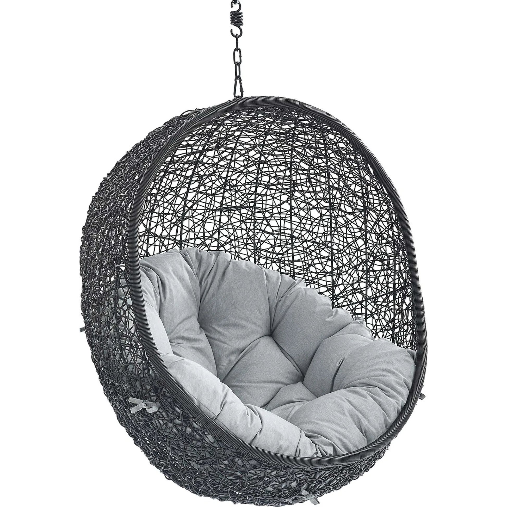 Lucas Sunbrella® Swing Lounge Chair Without Stand by Evans & Londeen. Made from powder coated steel frame in a coastal style.