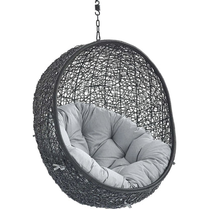 Lucas Sunbrella® Swing Lounge Chair Without Stand by Evans & Londeen. Made from powder coated steel frame in a coastal style.