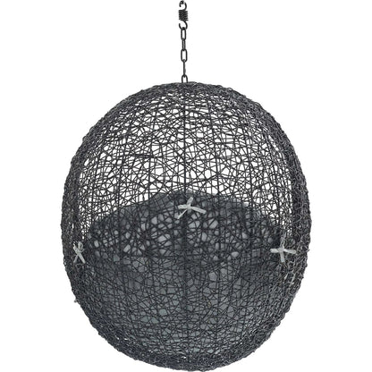 Lucas Sunbrella® Swing Lounge Chair Without Stand by Evans & Londeen. Made from powder coated steel frame in a coastal style.