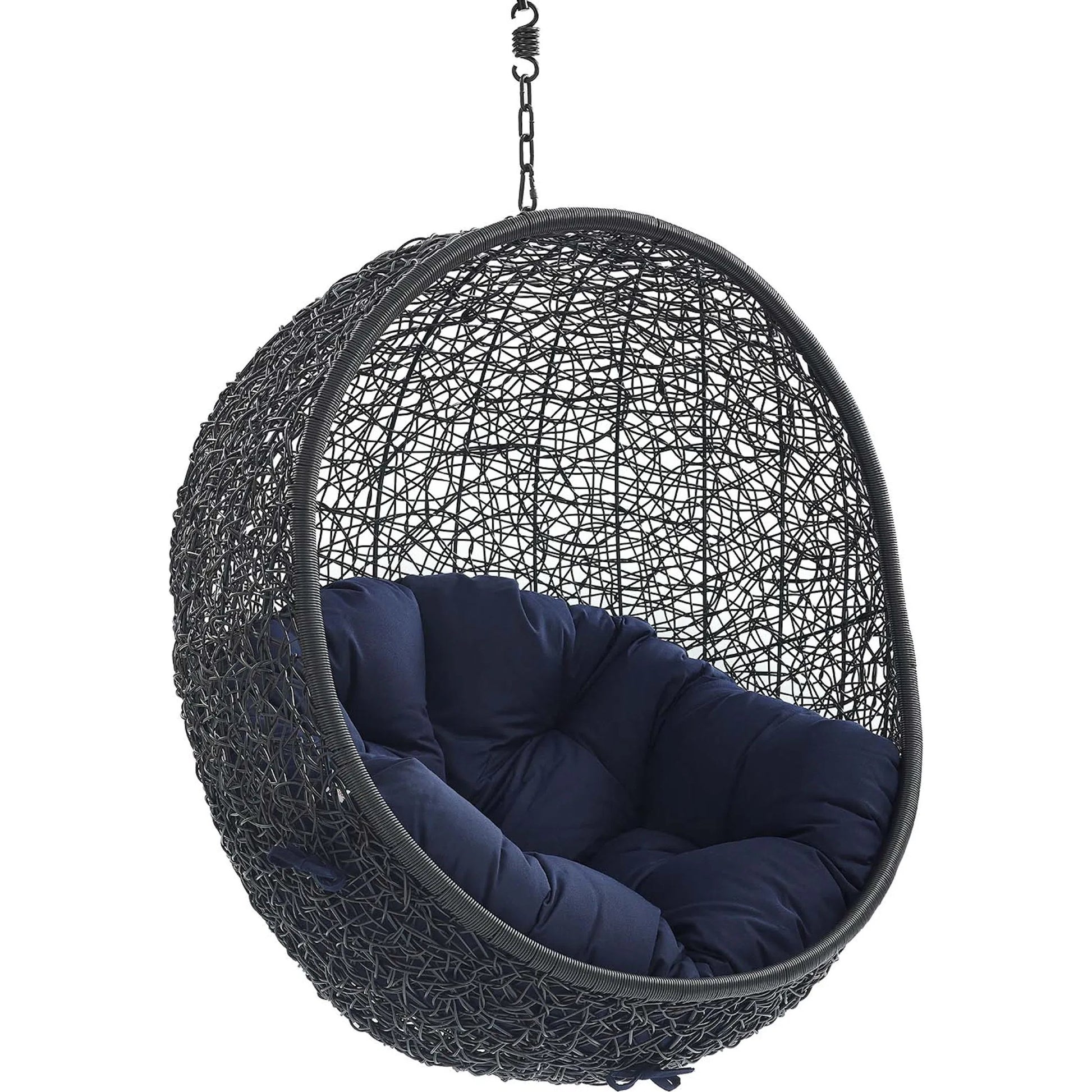 Lucas Sunbrella® Swing Lounge Chair Without Stand by Evans & Londeen. Made from powder coated steel frame in a coastal style.