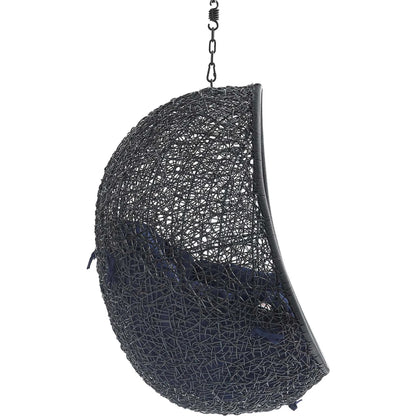 Lucas Sunbrella® Swing Lounge Chair Without Stand by Evans & Londeen. Made from powder coated steel frame in a coastal style.