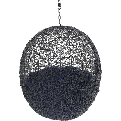 Lucas Sunbrella® Swing Lounge Chair Without Stand by Evans & Londeen. Made from powder coated steel frame in a coastal style.