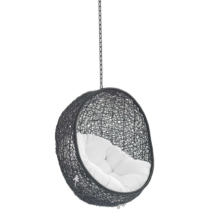 Lucas Sunbrella® Swing Lounge Chair Without Stand by Evans & Londeen. Made from powder coated steel frame in a coastal style.