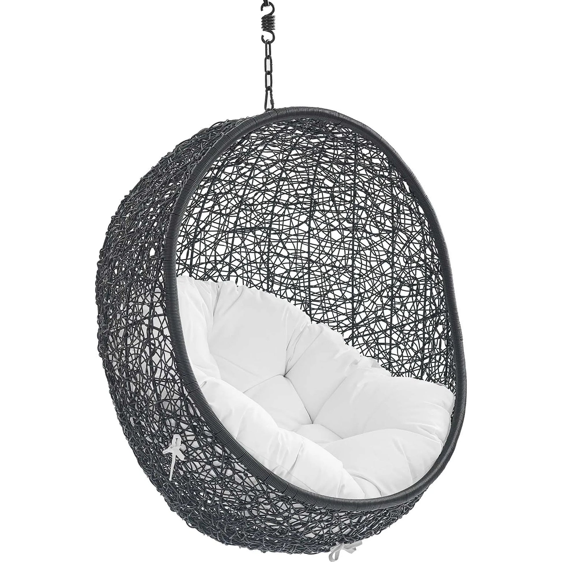 Lucas Sunbrella® Swing Lounge Chair Without Stand by Evans & Londeen. Made from powder coated steel frame in a coastal style.