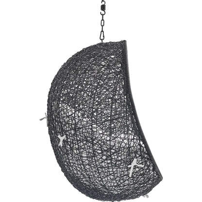 Lucas Sunbrella® Swing Lounge Chair Without Stand by Evans & Londeen. Made from powder coated steel frame in a coastal style.