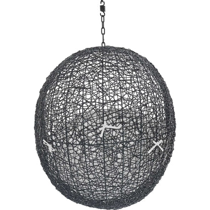 Lucas Sunbrella® Swing Lounge Chair Without Stand by Evans & Londeen. Made from powder coated steel frame in a coastal style.