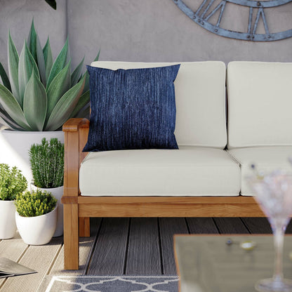 Andover Teak Sofa by Evans & Londeen. Made from density 22 foam in a coastal style.