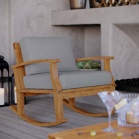 Andover Teak Rocking Chair by Evans & Londeen. Made from unique in a coastal style.