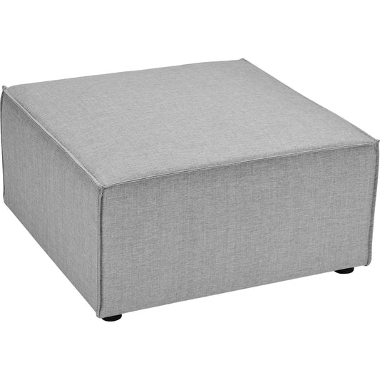 Foote Sectional Sofa Ottoman by Evans & Londeen. Made from foam density 28kg, m3, french piping 10mm, aluminum tube 20*20*1.2mm，φ16*1.2mm in a modern style.