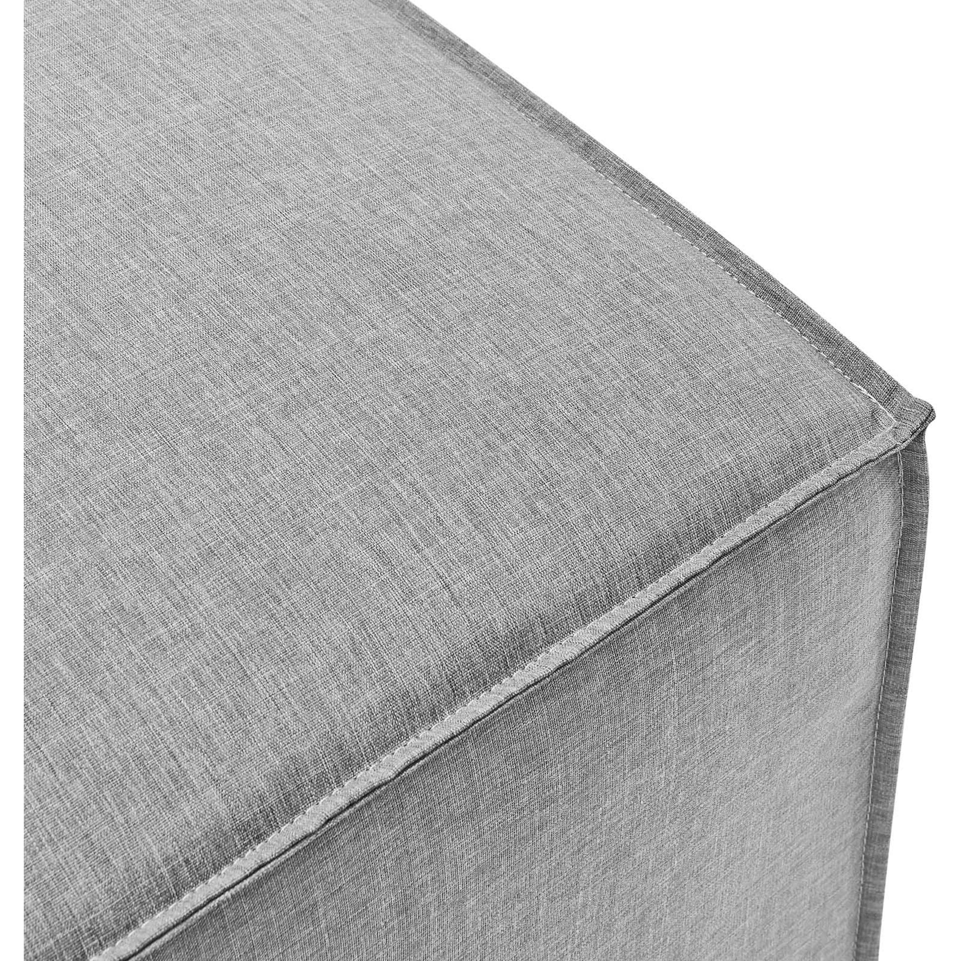 Foote Sectional Sofa Ottoman by Evans & Londeen. Made from foam density 28kg, m3, french piping 10mm, aluminum tube 20*20*1.2mm，φ16*1.2mm in a modern style.