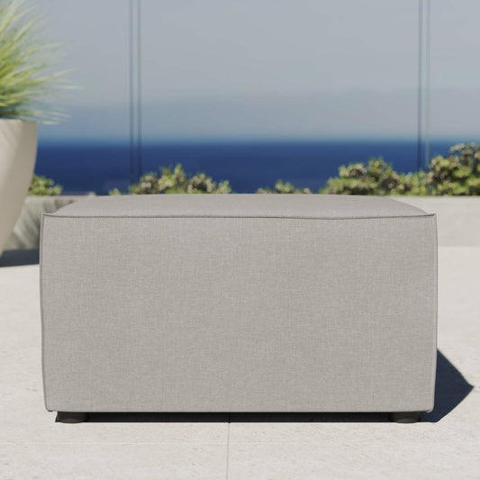 Foote Sectional Sofa Ottoman by Evans & Londeen. Made from foam density 28kg, m3, french piping 10mm, aluminum tube 20*20*1.2mm，φ16*1.2mm in a modern style.