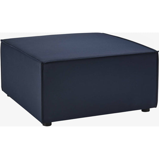 Foote Sectional Sofa Ottoman by Evans & Londeen. Made from foam density 28kg, m3, french piping 10mm, aluminum tube 20*20*1.2mm，φ16*1.2mm in a modern style.
