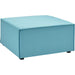 Foote Sectional Sofa Ottoman by Evans & Londeen. Made from foam density 28kg, m3, french piping 10mm, aluminum tube 20*20*1.2mm，φ16*1.2mm in a modern style.
