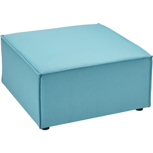 Foote Sectional Sofa Ottoman by Evans & Londeen. Made from foam density 28kg, m3, french piping 10mm, aluminum tube 20*20*1.2mm，φ16*1.2mm in a modern style.