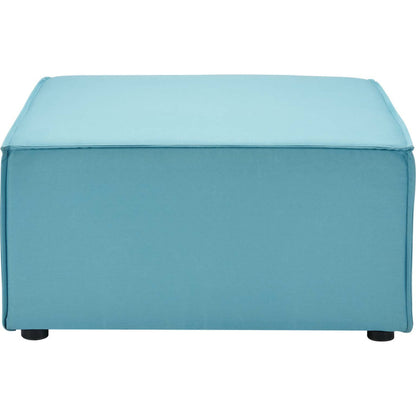 Foote Sectional Sofa Ottoman by Evans & Londeen. Made from foam density 28kg, m3, french piping 10mm, aluminum tube 20*20*1.2mm，φ16*1.2mm in a modern style.