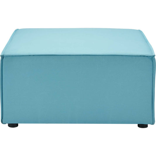 Foote Sectional Sofa Ottoman by Evans & Londeen. Made from foam density 28kg, m3, french piping 10mm, aluminum tube 20*20*1.2mm，φ16*1.2mm in a modern style.