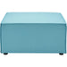 Foote Sectional Sofa Ottoman by Evans & Londeen. Made from foam density 28kg, m3, french piping 10mm, aluminum tube 20*20*1.2mm，φ16*1.2mm in a modern style.