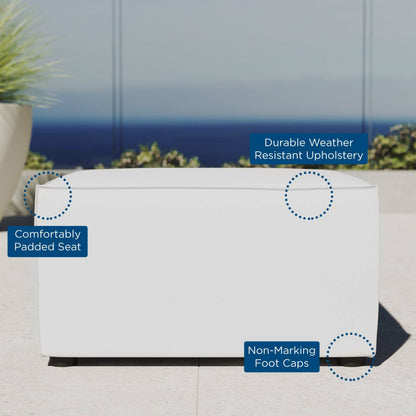 Foote Sectional Sofa Ottoman by Evans & Londeen. Made from foam density 28kg, m3, french piping 10mm, aluminum tube 20*20*1.2mm，φ16*1.2mm in a modern style.