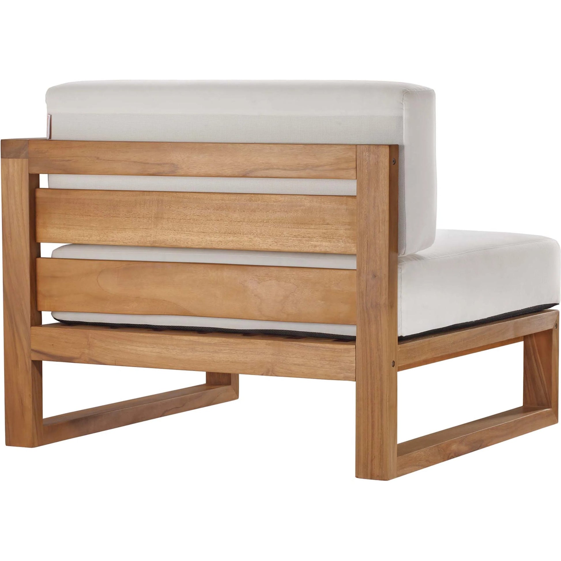 Natalia 3-Piece Teak Wood Sectional Sofa Set by Evans & Londeen in natural white. Made from unique in a modern style.