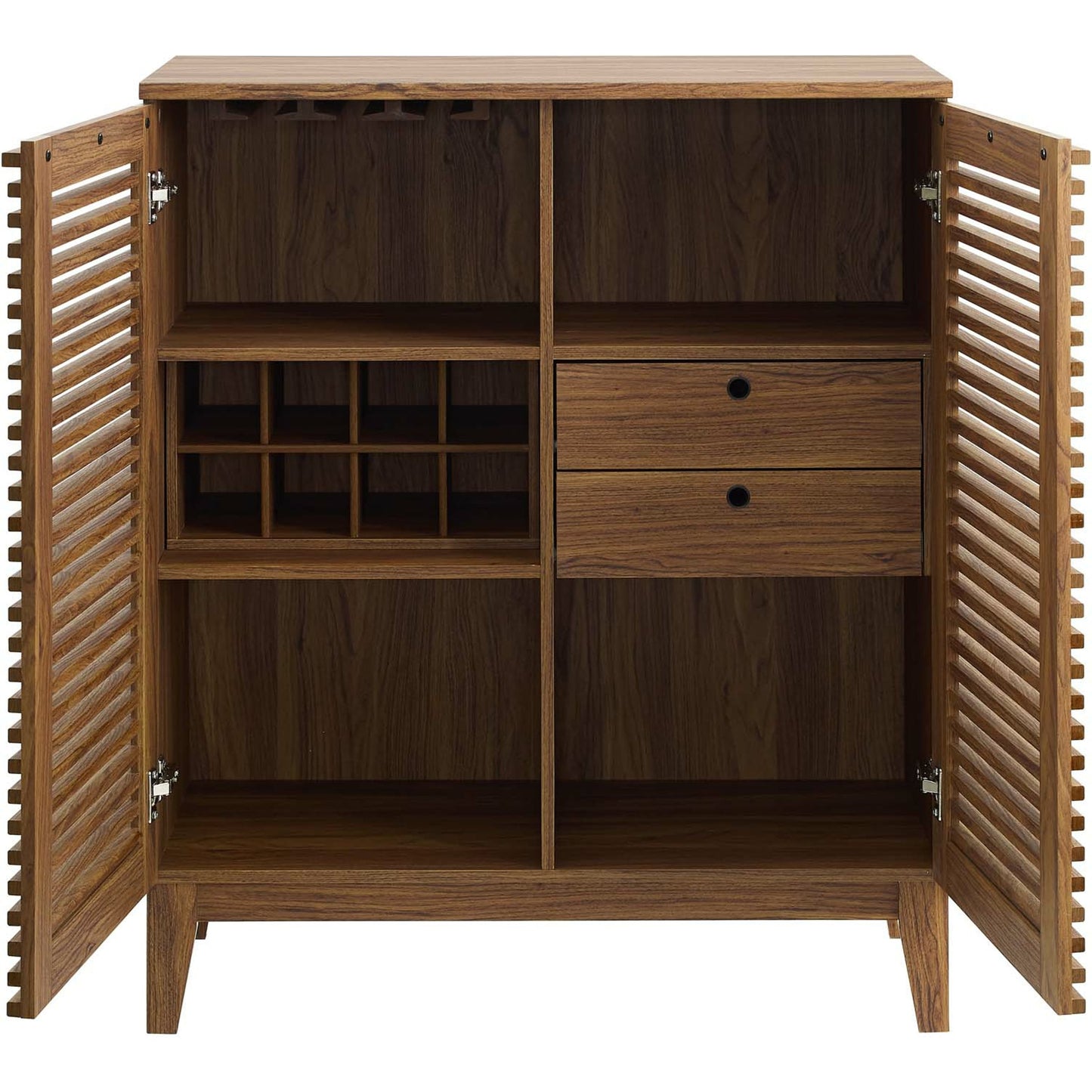 002 SI-1713016 | Additional Silo | Rennell Bar Cabinet by Evans & Londeen in walnut. Made from solidwood, mdf, polypropylene in a modern style.