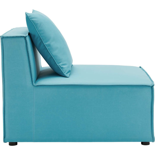 Foote 6-Piece Sectional Sofa by Evans & Londeen. Made from foam density 28kg, m3, back cushion is filling with doll cotton, aluminum tube in a modern style.