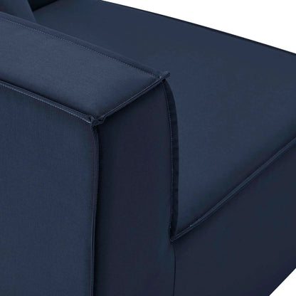Foote 6-Piece Sectional Sofa by Evans & Londeen. Made from foam density 28kg, m3, back cushion is filling with doll cotton, aluminum tube in a modern style.