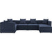 Foote 6-Piece Sectional Sofa by Evans & Londeen. Made from foam density 28kg, m3, back cushion is filling with doll cotton, aluminum tube in a modern style.