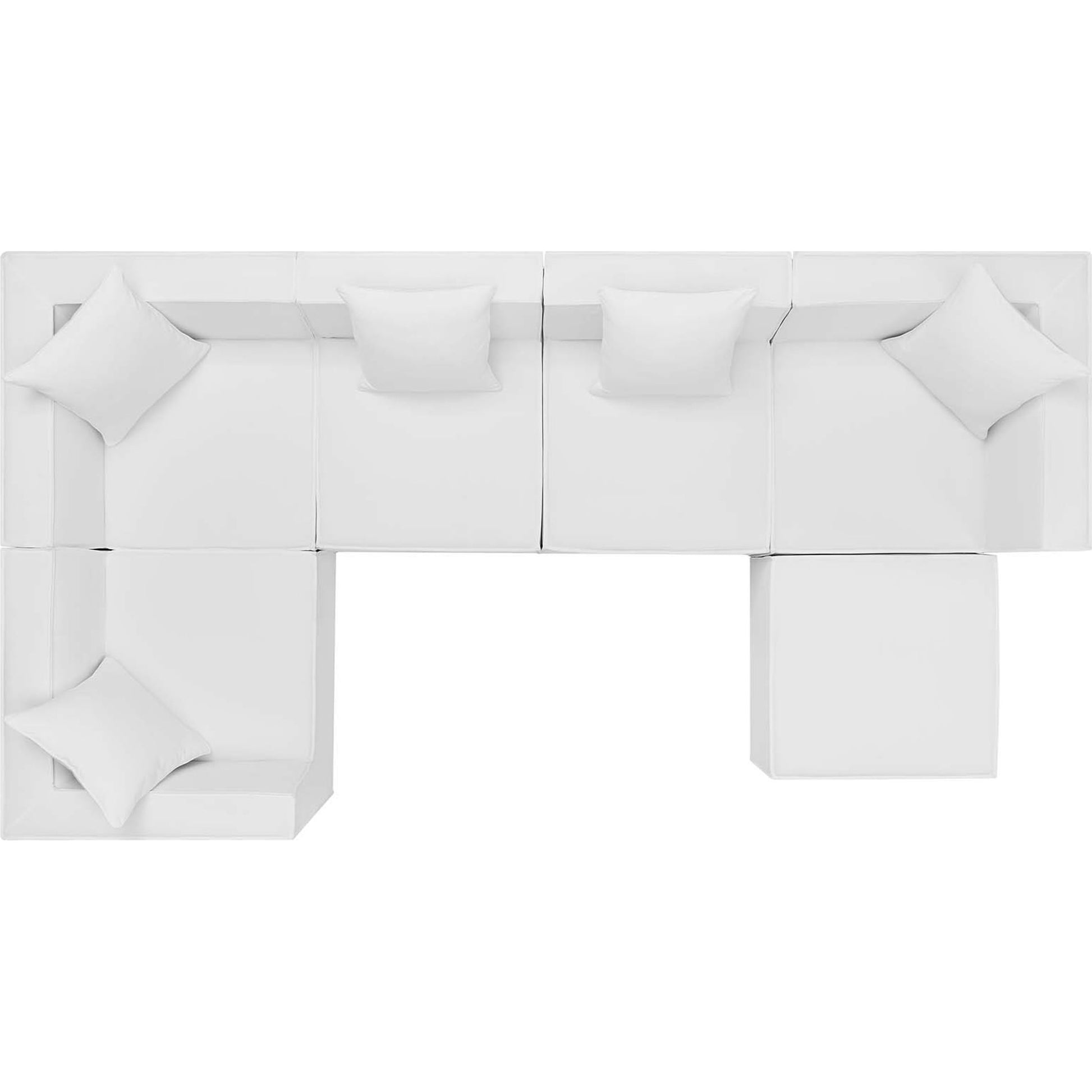 Foote 6-Piece Sectional Sofa by Evans & Londeen. Made from foam density 28kg, m3, back cushion is filling with doll cotton, aluminum tube in a modern style.