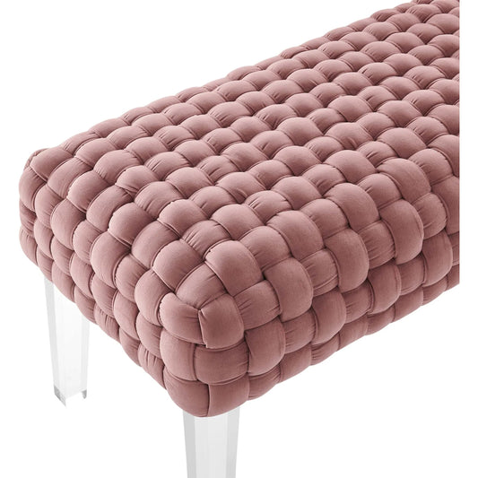 Skagway Woven Ottoman by Evans & Londeen. Made from plywood, seat: top foam density 38kg, m3 with thickness 20mm, 100% polyester, white foot pad at the bottom, solid wood in a modern style.