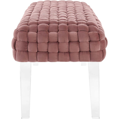 Skagway Woven Ottoman by Evans & Londeen. Made from plywood, seat: top foam density 38kg, m3 with thickness 20mm, 100% polyester, white foot pad at the bottom, solid wood in a modern style.
