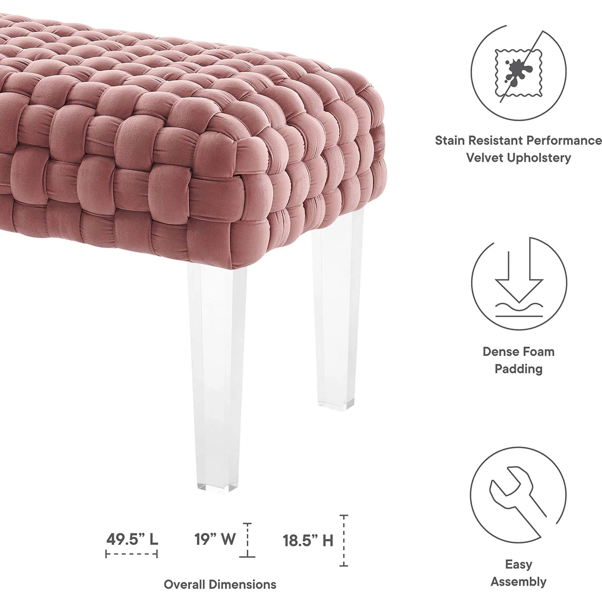 Skagway Woven Ottoman by Evans & Londeen. Made from plywood, seat: top foam density 38kg, m3 with thickness 20mm, 100% polyester, white foot pad at the bottom, solid wood in a modern style.