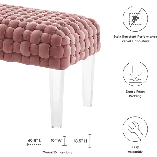 Skagway Woven Ottoman by Evans & Londeen. Made from plywood, seat: top foam density 38kg, m3 with thickness 20mm, 100% polyester, white foot pad at the bottom, solid wood in a modern style.
